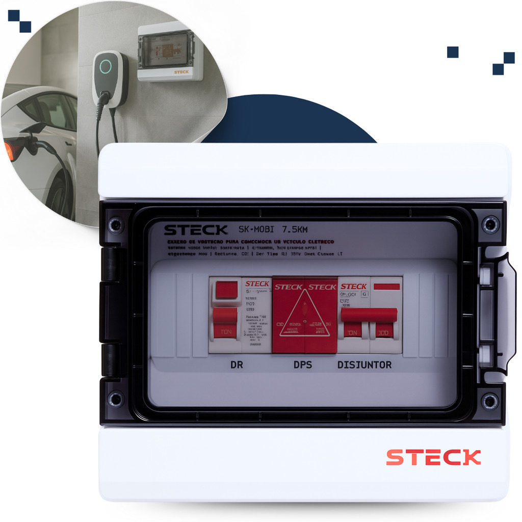 Quadro Protetor Carregador Veícular Wallbox Steck