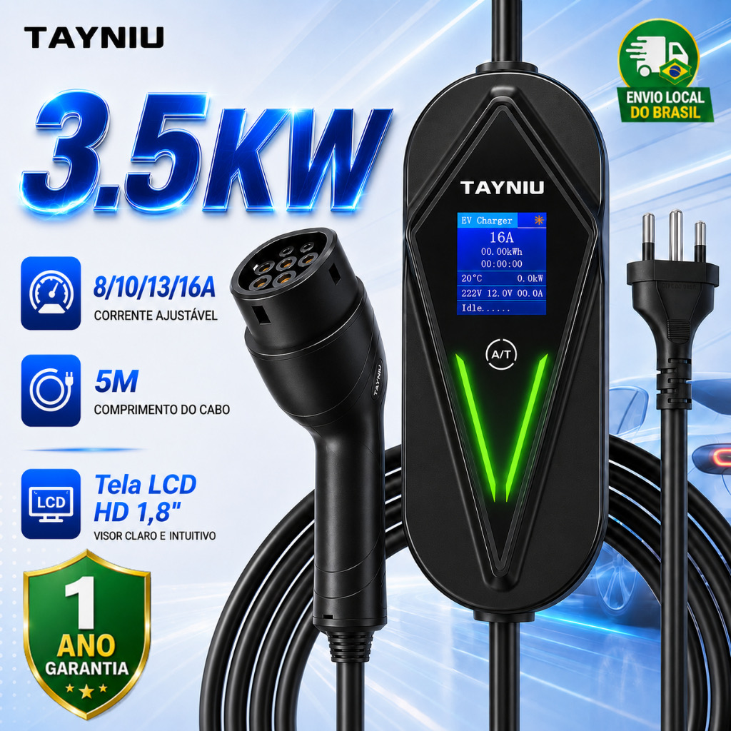 Carregador Portátil 3.5kW TAYNIU